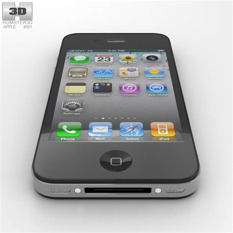 Apple Iphone 4 3d Model Electronics On Hum3d