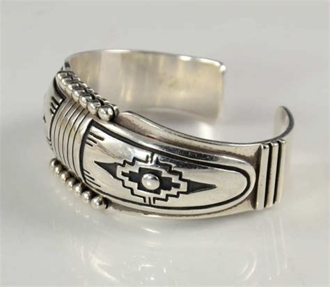 Navajo Silver Bracelet Steven Begay Hoel S Sedona Sedona Indian Jewelry