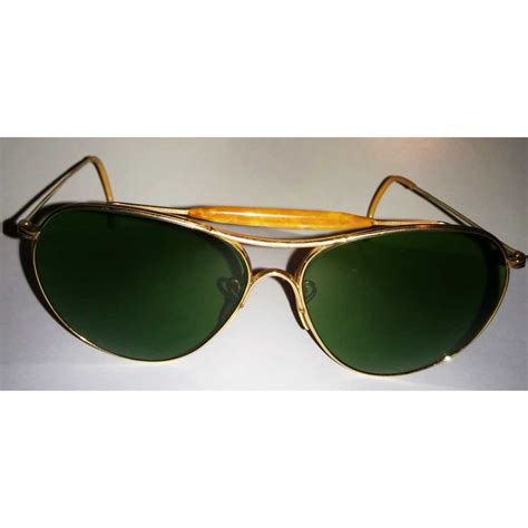 ao ful vue aviator sunglasses 1 10 12kgf with general bar 1940s antique collectible vintage