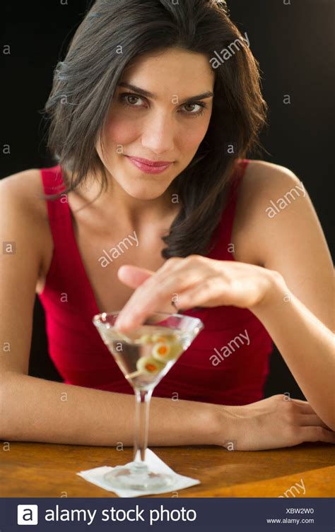 Martini Glass And Woman High Resolution Stock Photography And Images