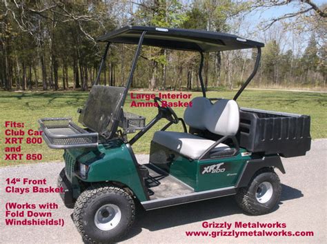 Grizzly Metalworks Heavy Duty Golf Cart Clays Baskets Grizzly