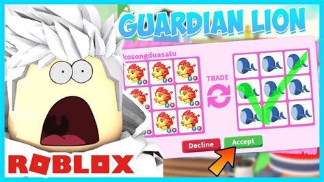 The guardian lion is a legendary pet in adopt me!, which was released during the lunar new year (2021) event. Apa Yang ORANG BERIKAN Untuk Pets GUARDIAN LION!? Adopt Me ...