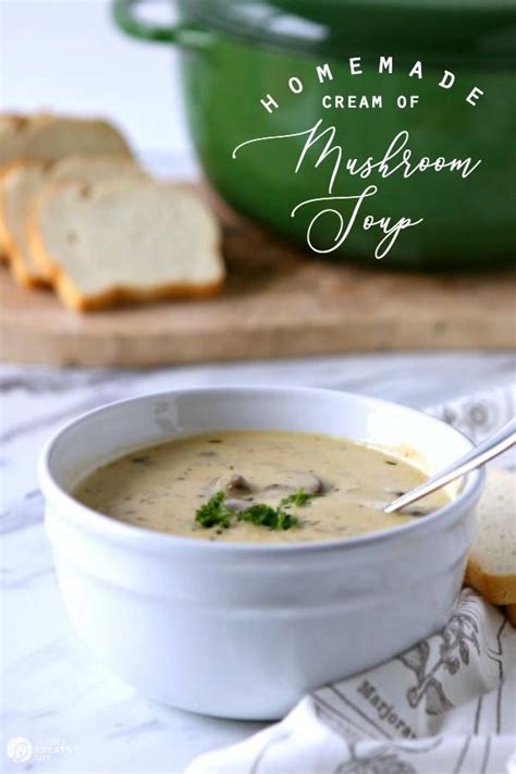 Reduce the heat to low and simmer, partially covered, for 30 minutes. Homemade Cream of Mushroom Soup Recipe | Recipe | Mushroom soup recipes, Homemade soup recipe ...