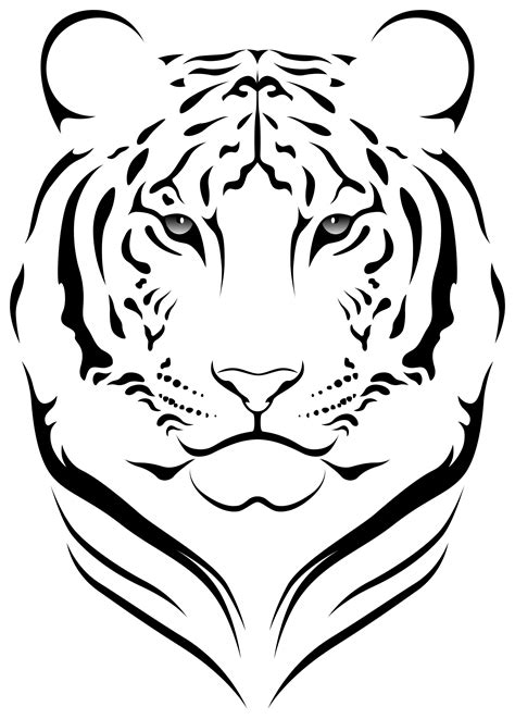 Tiger Clip Art Svg File Include Svg Png Eps Dxf