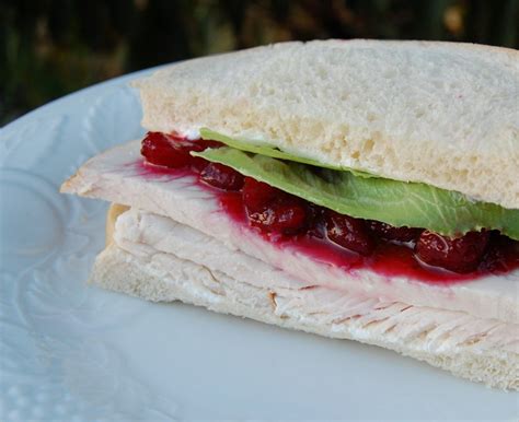Turkey Cranberry Cream Cheese Sandwiches Cooking Mamas