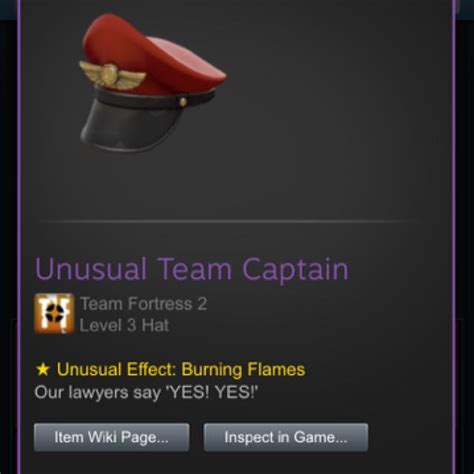 Real Tf2 Burning Flames Team Captain Video Gaming Video Game