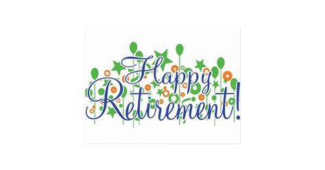 Happy Retirement Postcard