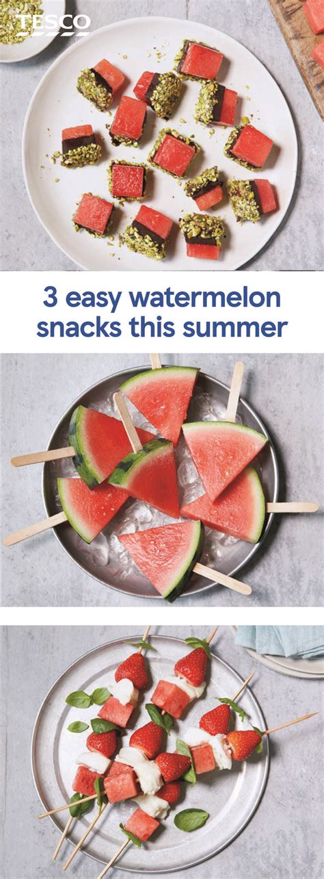 3 Easy Watermelon Snacks For Summer Watermelon Snack Watermelon