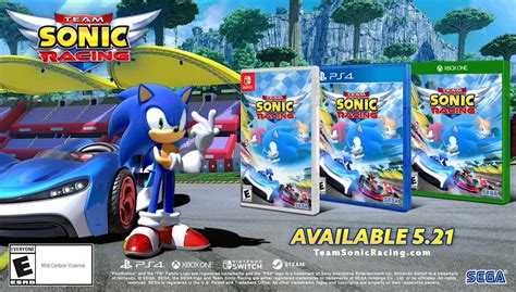 Team Sonic Racing Ads Sega Shin Force Systems Microsoft Xbox One