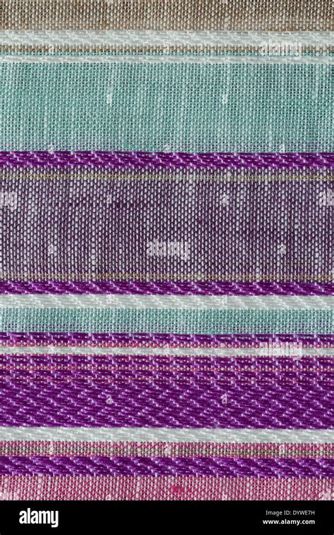 Closeup Detail Of Multi Color Fabric Texture Samples Stock Photo Alamy