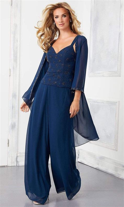 Radiate Timeless Elegance In This Luxurious Pant Suit Style By Mgny By Mori Lee 72303