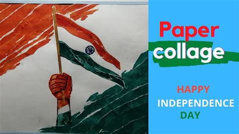 Collage Art For Independence Day Indian Flag Collage Youtube