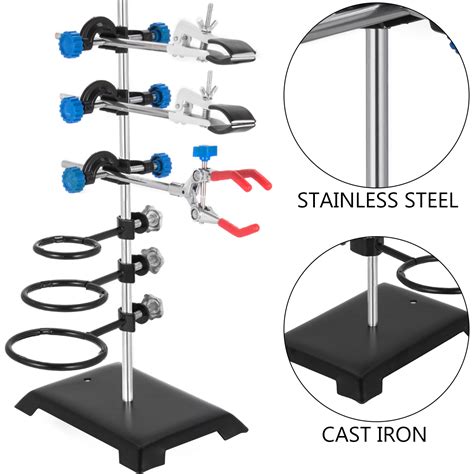 Vevor Laboratory Grade Metalware Set Support Stand Premium Iron
