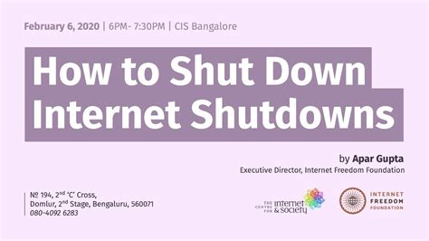How To Shut Down Internet Shutdowns Youtube