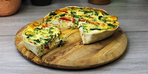 Red Pepper Spinach And Feta Cheese Quiche Recipe Stuffed Peppers