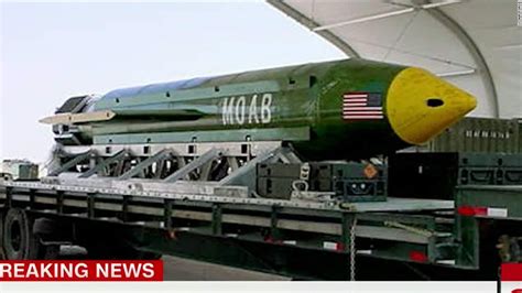 Us Drops Most Powerful Non Nuclear Bomb Cnn Video