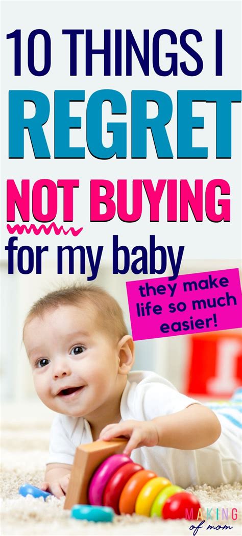 10 Things I Regret Not Buying For My Baby Baby Number 3 Baby Must