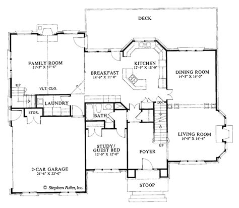 Traditional Style House Plan 4 Beds 3 Baths 3300 Sqft Plan 429 75