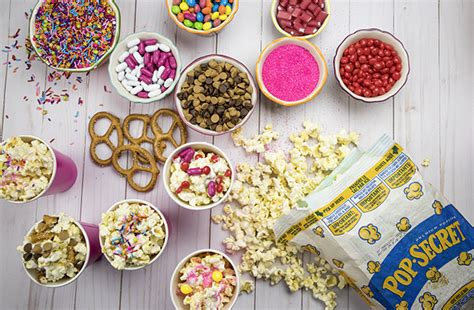 Simple And Fun Popcorn Bar Ideas Including One Secret Ingredient That