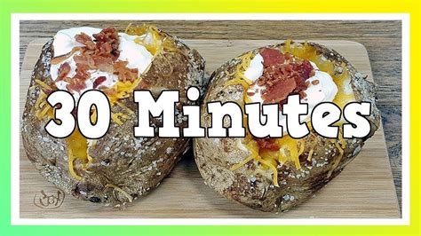They're big and starchy, with thick dark skin that gets beautifully crispy in the oven. How To Make Baked Potatoes Fast - YouTube