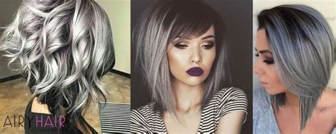 10 Black And Silver Ombre Hairstyles For Hair Extension Users