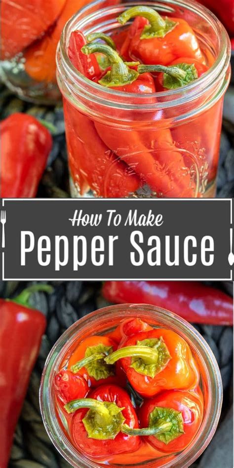 This Delicious Hot Pepper Sauce Is A Traditional Southern Recipe Made With Hot Peppers And