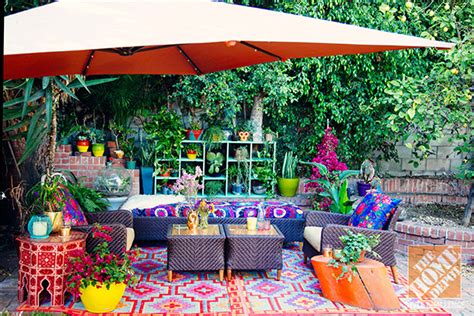 Outdoor Decorating Ideas A Lush Eclectic Bohemian La Patio