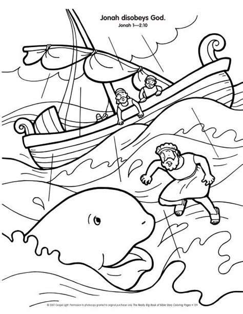 Jonah Nineveh Coloring Page