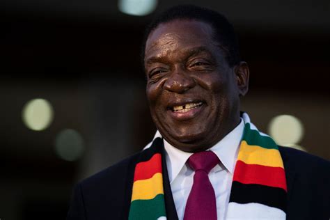 Zimbabwe Elections Mnangagwa Wins Second Term Opposition Alleges