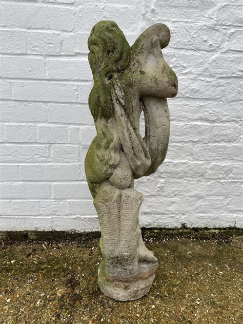 Antiques Atlas A Lovely Weathered Garden Statue Of A Maiden