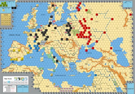 Wymień Zdobycze Terytorialne Niemiec Włoch I Japonii - Advanced Third Reich (Avalon Hill)