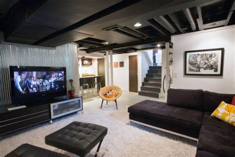 A Practical Guide To A Black Basement Ceiling And The Best Ideas