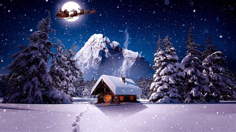Hd Wallpaper Christmas Snow