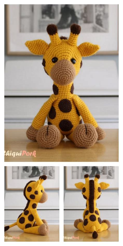 Amigurumi Tiny Giraffe Crochet Free Pattern Amigurumi
