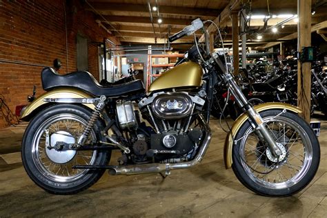Sportster 1973 harley davidson sportster. 1973 Harley-Davidson® XLCH Sportster® 1000 Super CH (Gold ...