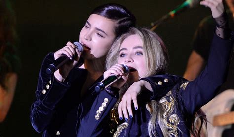 VIDEO Sofia Carson Joins Pal Sabrina Carpenter On Stage For Wild Side Duet Sabrina
