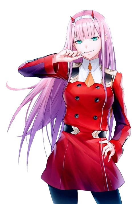 Anime Girl Zero Two Png Clipart Png Mart Images And Photos Finder