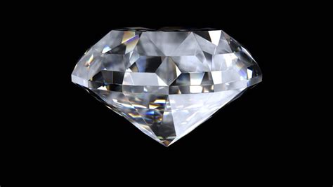 Seamless Turning 3d Brilliant Diamond High Definition