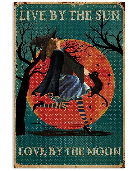 Retro Witch Love By The Moon