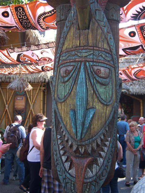 Enchanted Tiki Room Entrance Masks Loren Javier Flickr