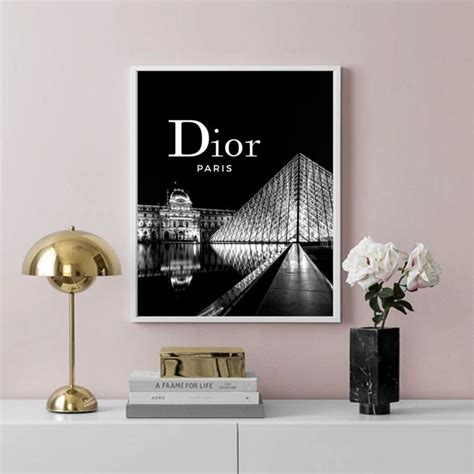 Dior Print Dior Wall Art Christian Dior Poster Dior Store Etsy