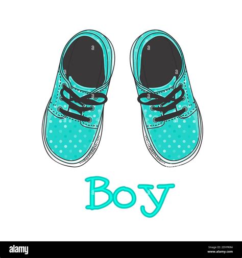 Shoe Boy Stock Vector Images Alamy