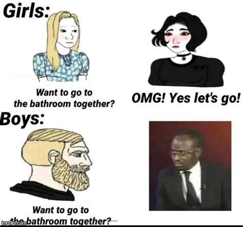 Boys Vs Girls Meme Bathroom Imgflip