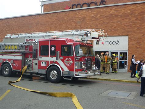Tacoma Fire Department Escalator Fire At The Tacoma Mall