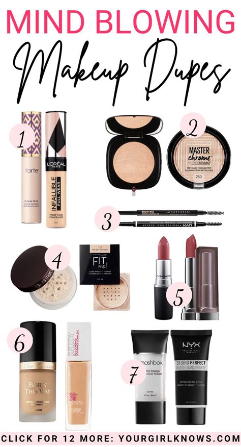 The Best Drugstore Makeup Dupes Of High End Makeup Yourgirlknowscom