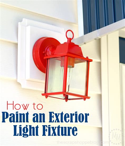 Black round led indoor hampton bay's 11 in. How to Paint an Exterior Light Fixture - The Scrap Shoppe