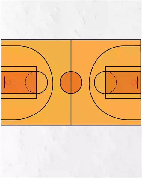 How To Draw Basketball Court In Simple Steps Guide