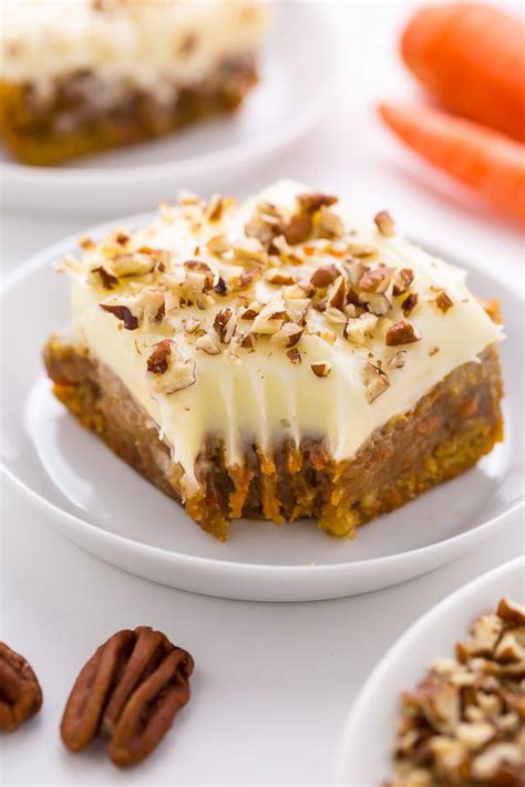 With carrot cake being one of my most favorite cakes ever, i'm always trying to figure out ways to this week, i decided to attempt blondies. Carrot Cake Blondies | Recipe (With images) | Carrot cake ...