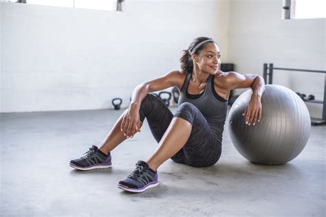 How Stability Balls Can Help With Lower Back Pain Popsugar Fitness