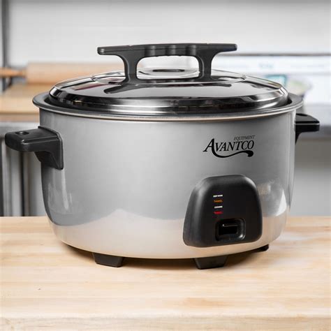 Avantco Rc Cup Cup Raw Electric Rice Cooker Warmer V